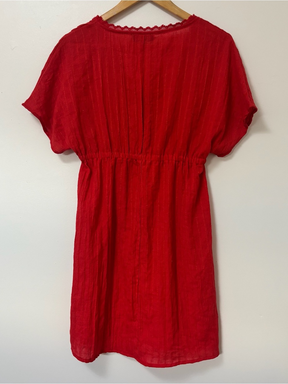 ACX Active Red V-Neck swim coverup size small - Picture 2 of 4